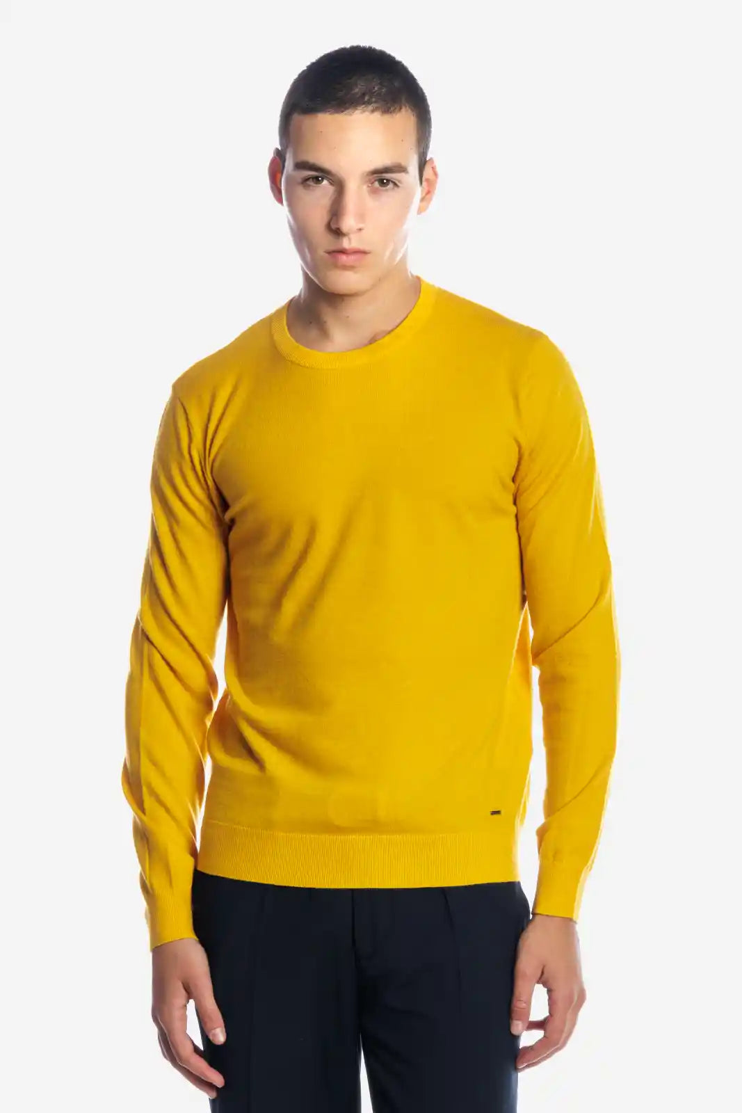 Maglia girocollo in viscosa