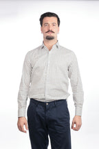 Camicia facile stiro a fantasia 3 fiori