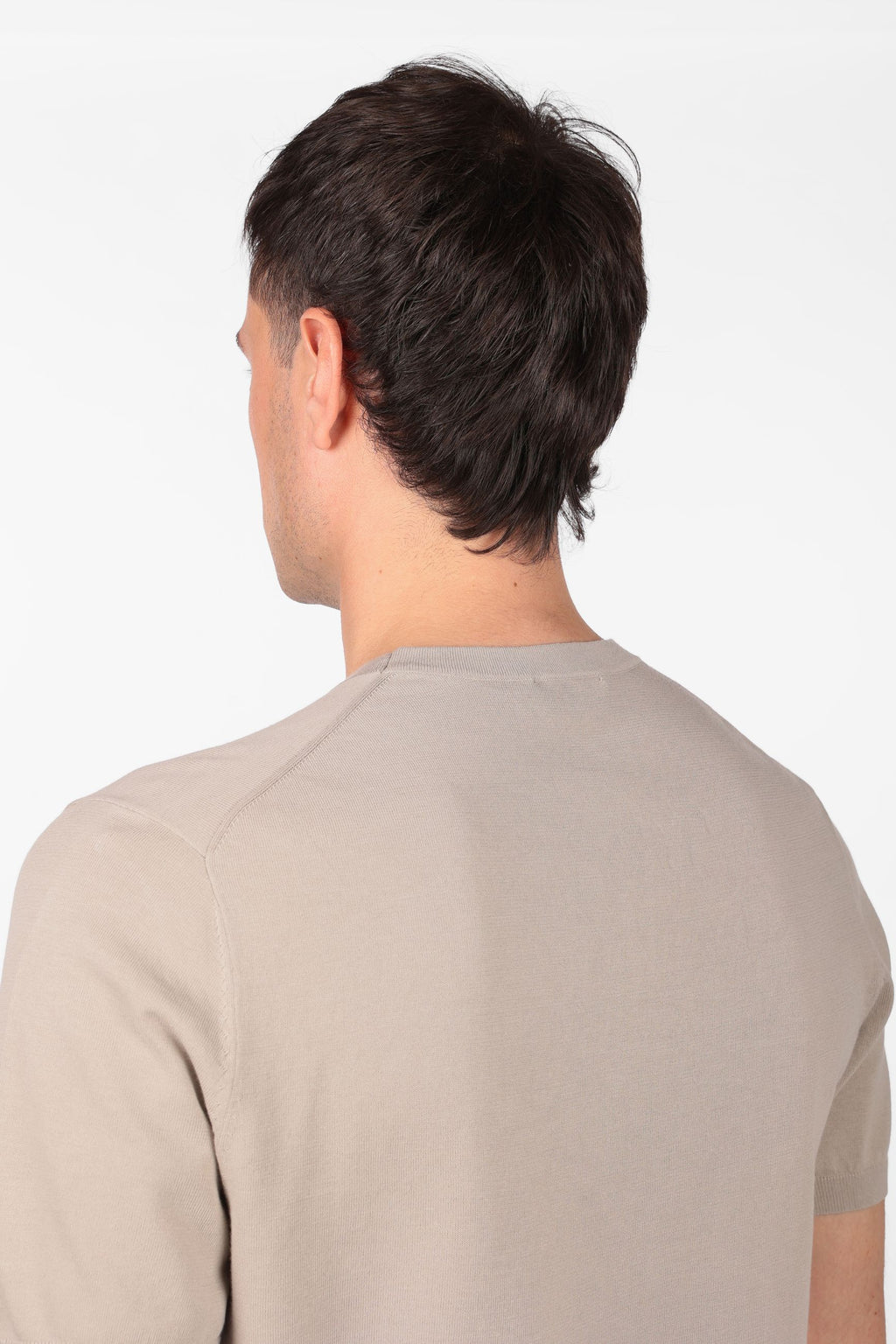 Maglia girocollo tinta unita
