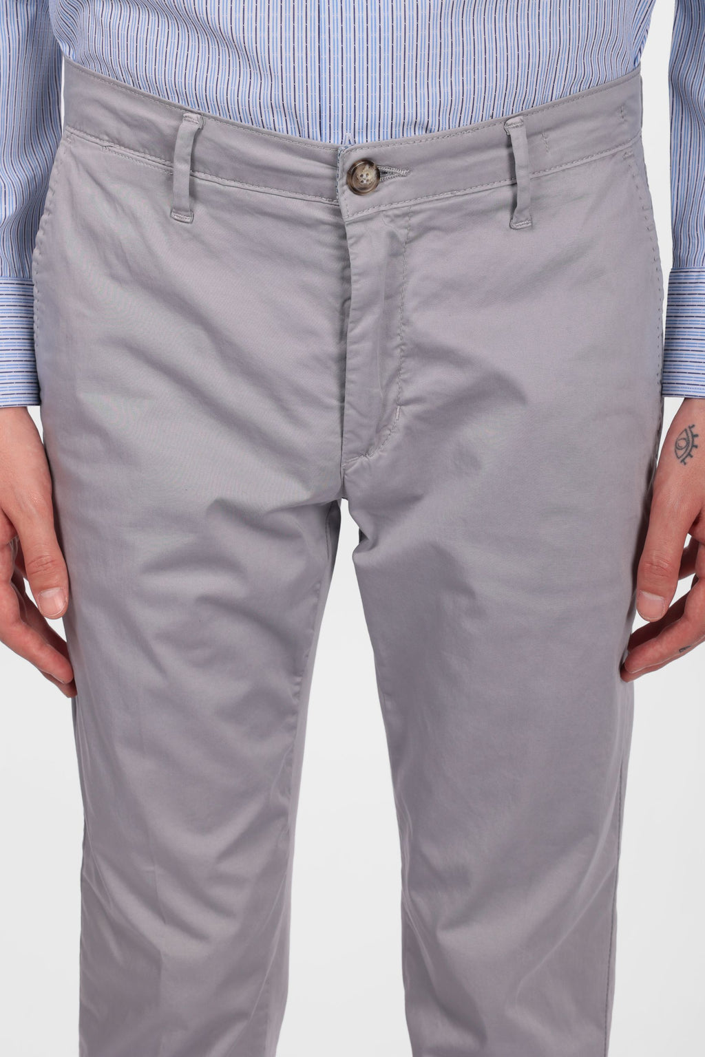 PANTALONE IN RASO DI COTONE