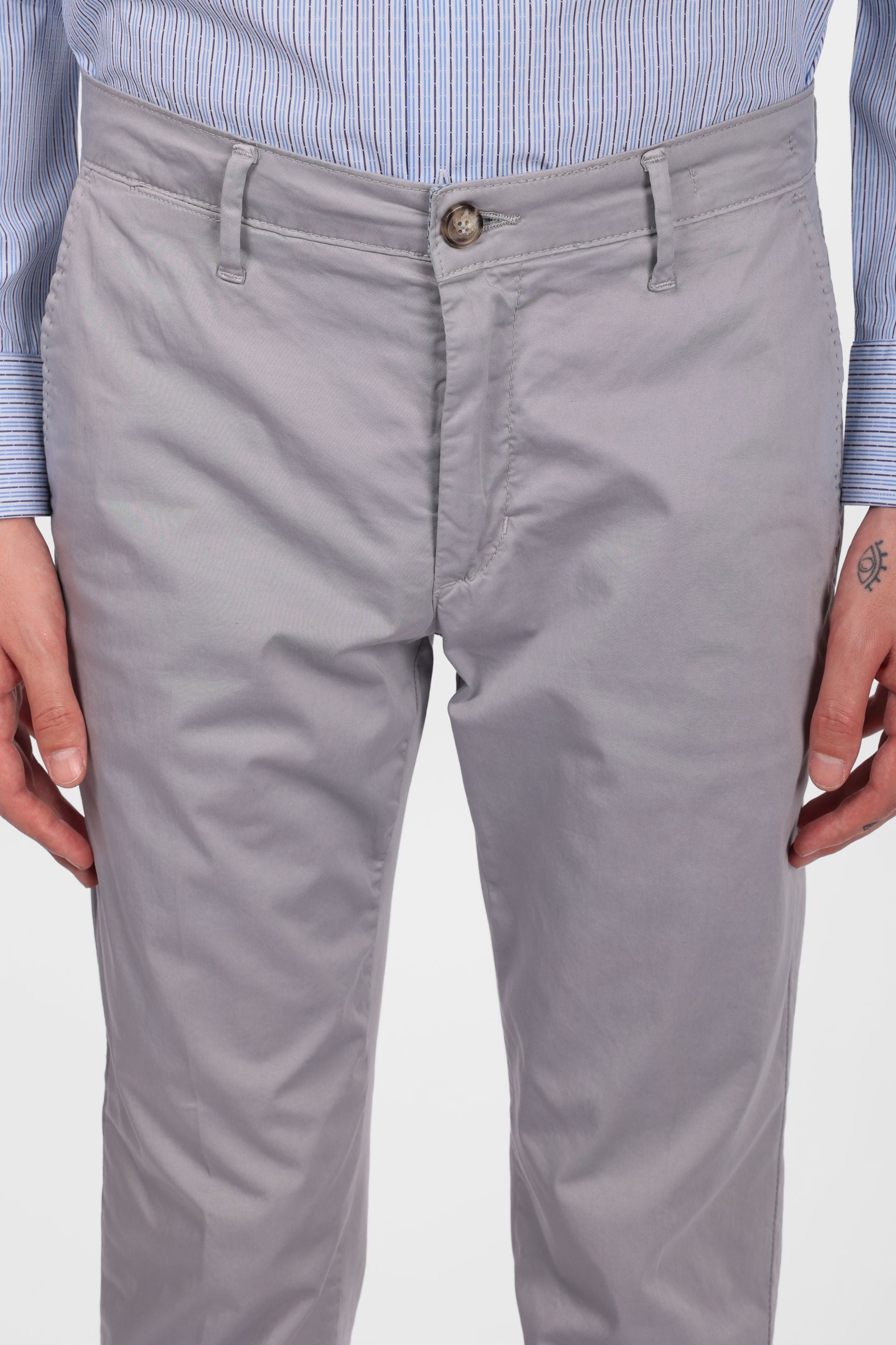 PANTALONE IN RASO DI COTONE