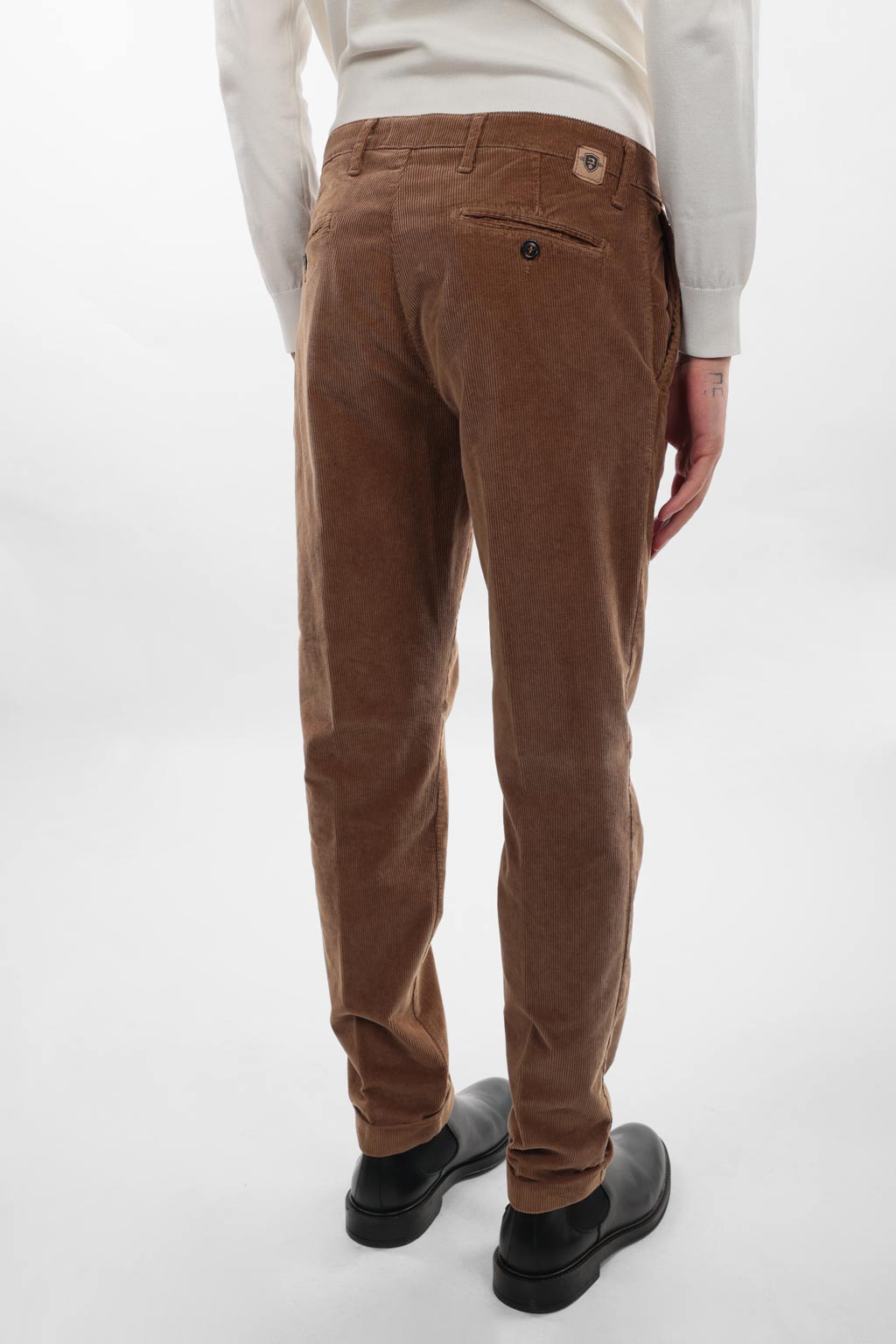 Pantalone in caldo cotone velluto