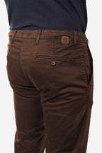 Pantalone in raso di cotone caldo
