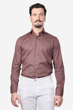Camicia facile stiro a fantasia labirinto