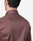 CAMICIA 100% COTONE FACILE STIRO CON FANTASIA LABIRINTO