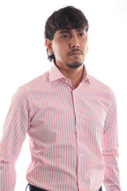 Camicia in riga extra larga 100% cotone