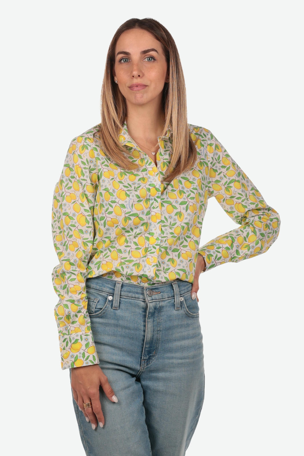 CAMICIA A FANTASIA FACILE STIRO POSITANO DONNA