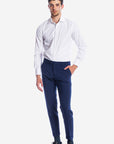 CLASSIC DRESS TROUSERS SOLID COLOR MK01 MUD