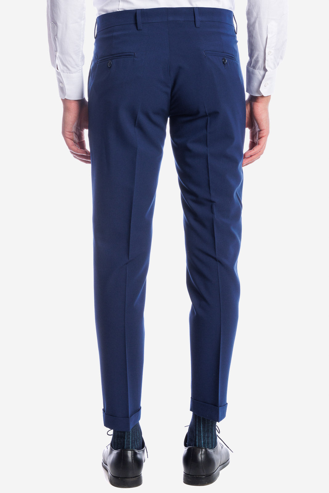 CLASSIC DRESS TROUSERS SOLID COLOR MK01 MUD