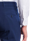 CLASSIC DRESS TROUSERS SOLID COLOR MK01 MUD
