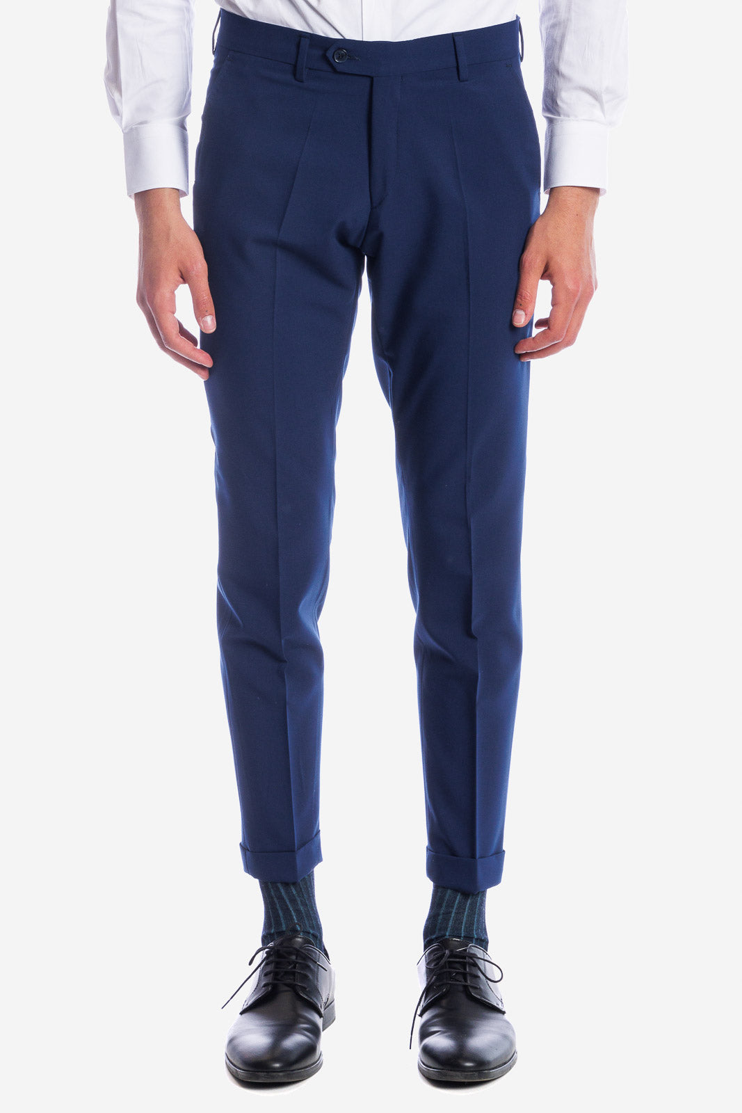 CLASSIC DRESS TROUSERS SOLID COLOR MK01 MUD