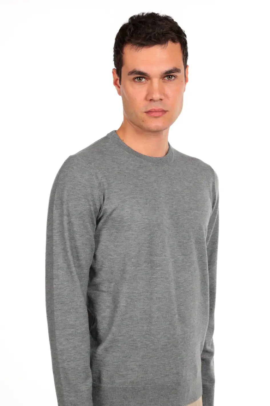 Maglia girocollo in viscosa