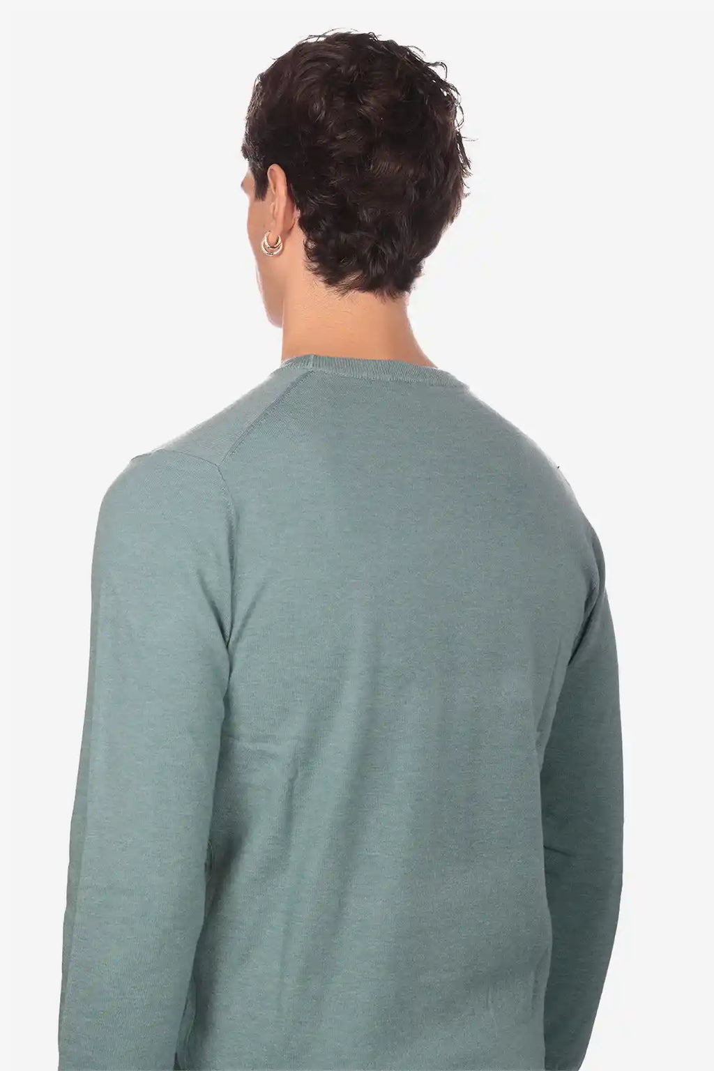 Maglia girocollo in viscosa