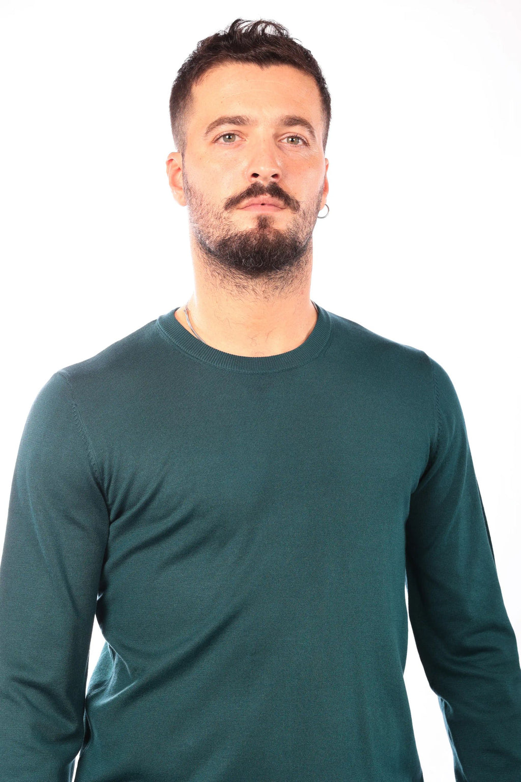 Maglia girocollo in viscosa