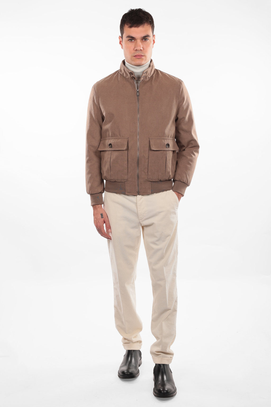 Giubbotto in alcantara