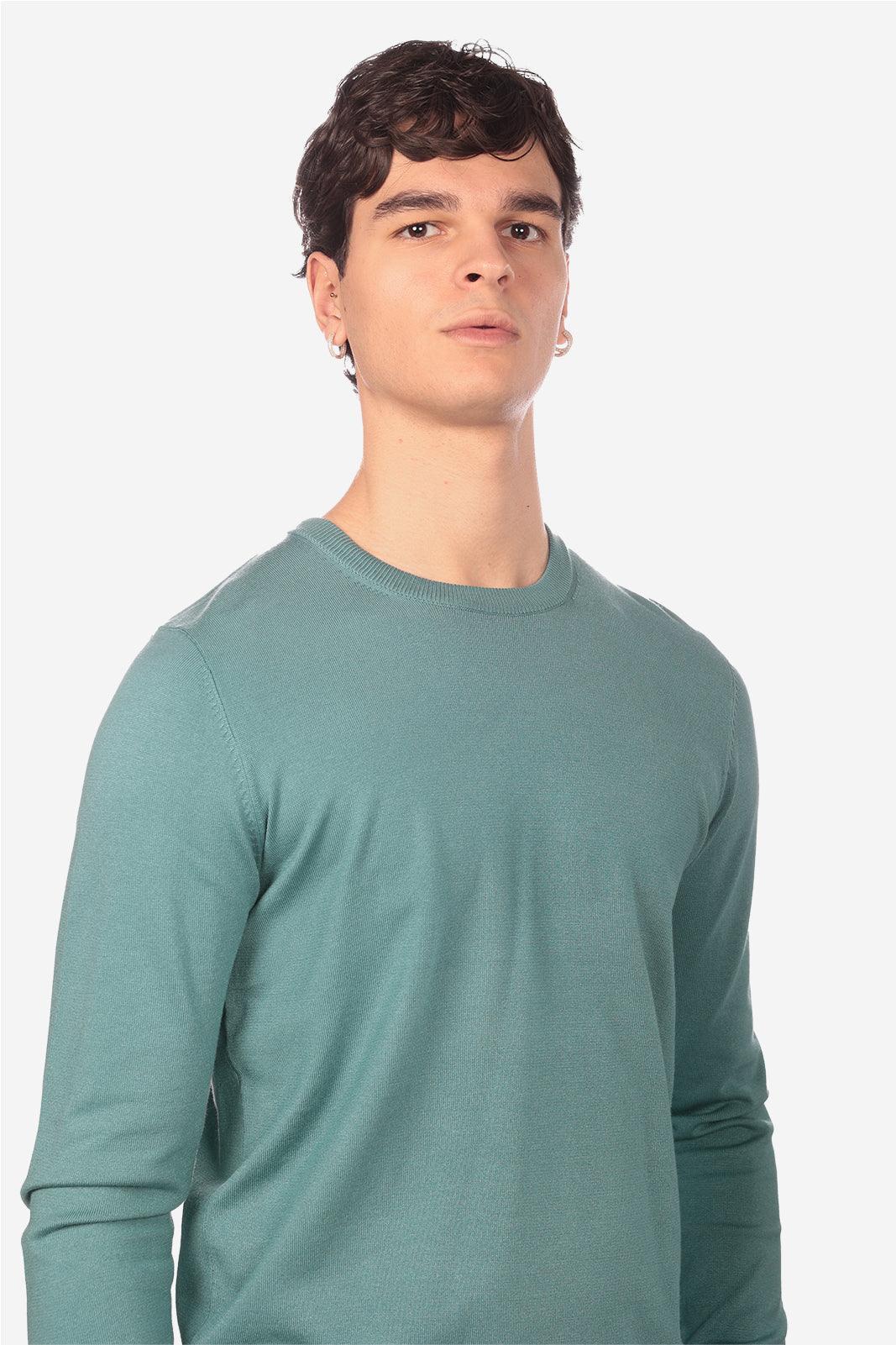 Maglia girocollo in viscosa