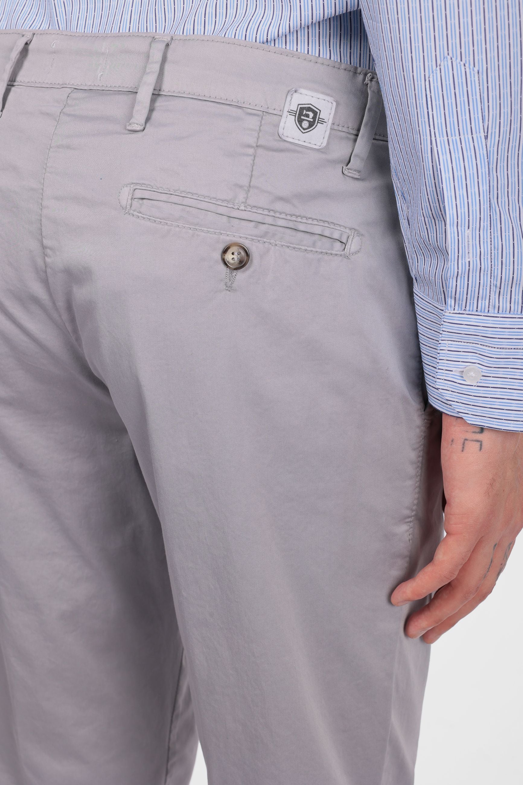 PANTALONE IN RASO DI COTONE