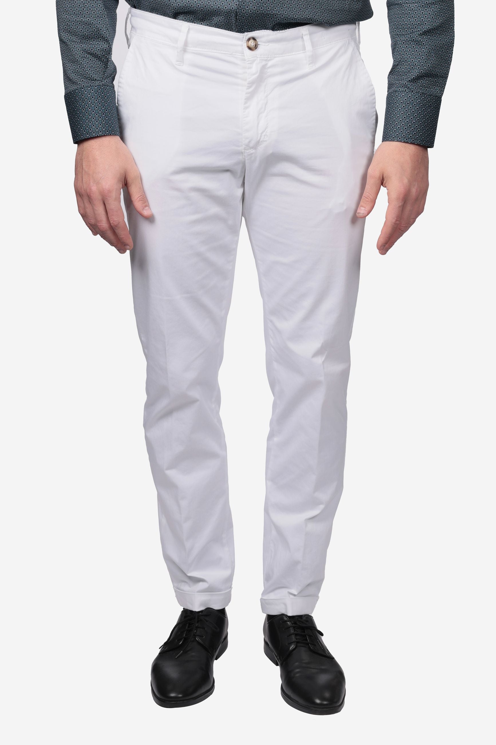 PANTALONE IN RASO DI COTONE
