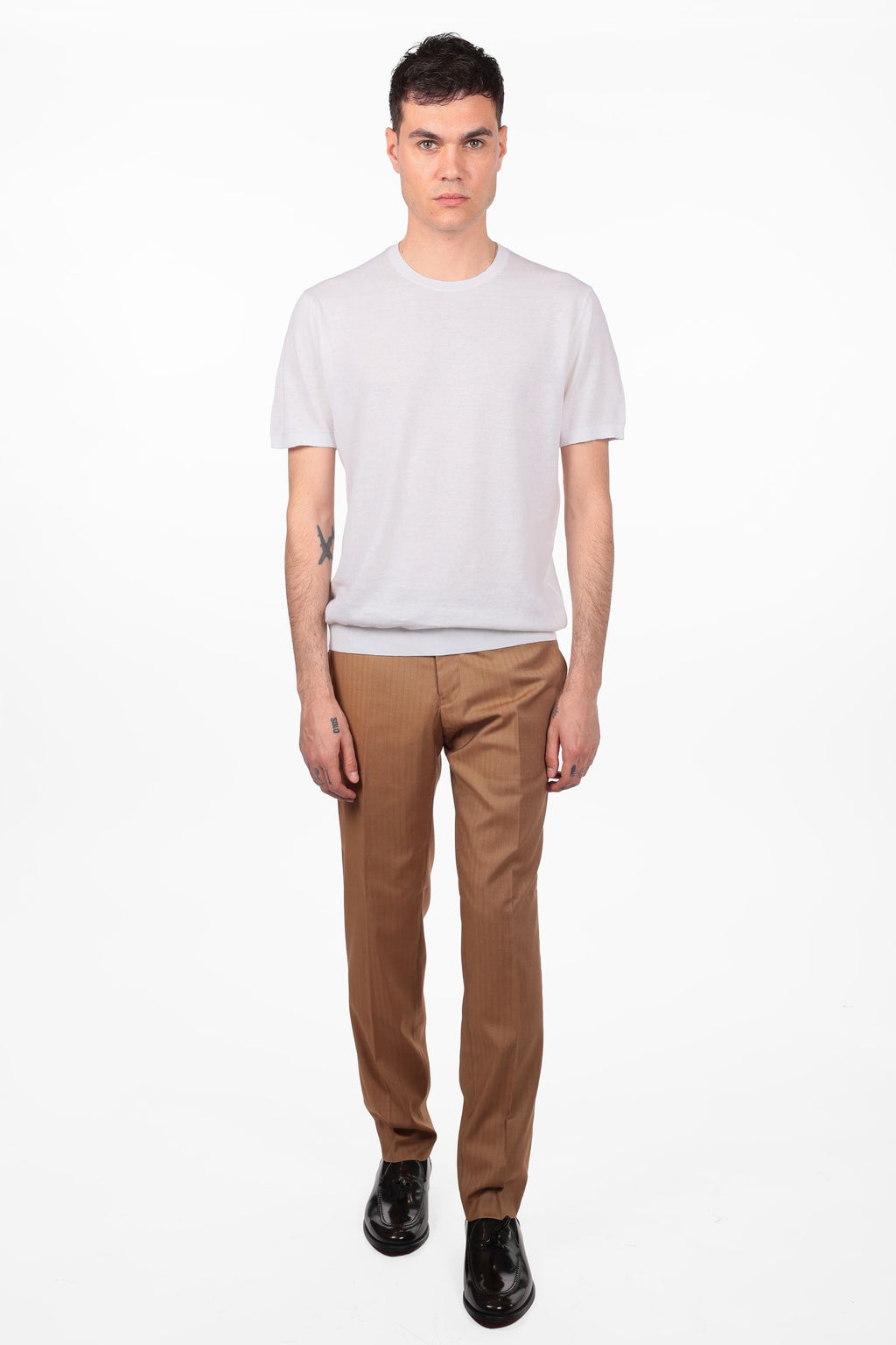 T-shirt morbidissima di misto lino e cotone