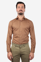 Camicia facile stiro a fantasia onda