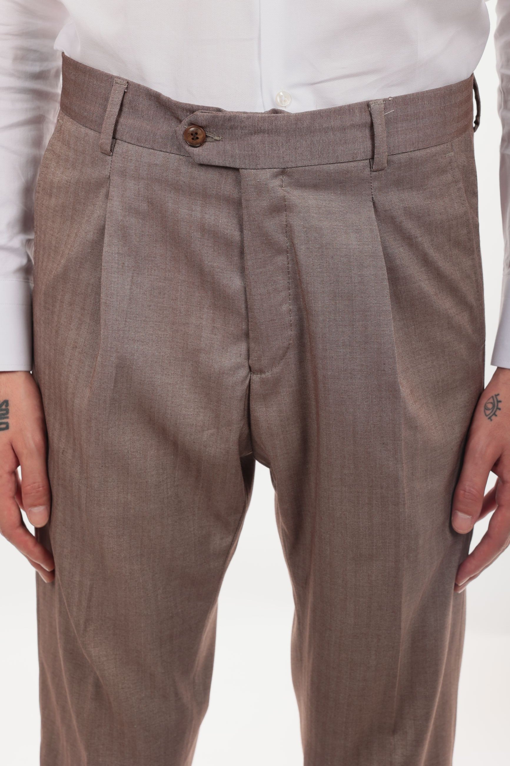 Pantalone spigato classico da abito