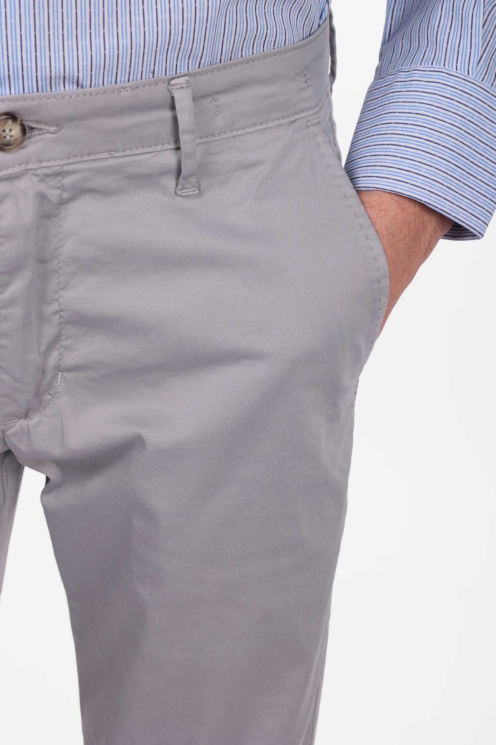 PANTALONE IN RASO DI COTONE
