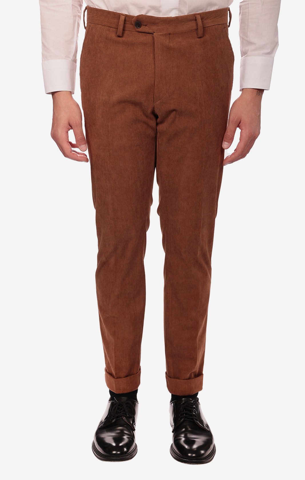 Pantalone classico a costine g13