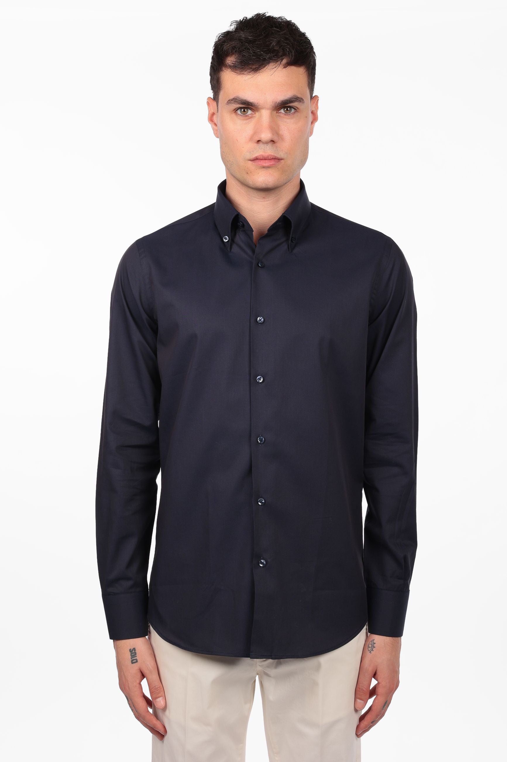 Camicia 100% cotone botton down twill