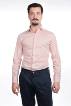 Camicia facile stiro a fantasia petali