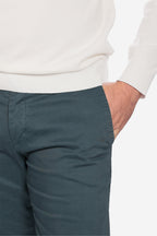 Pantalone in raso di cotone caldo