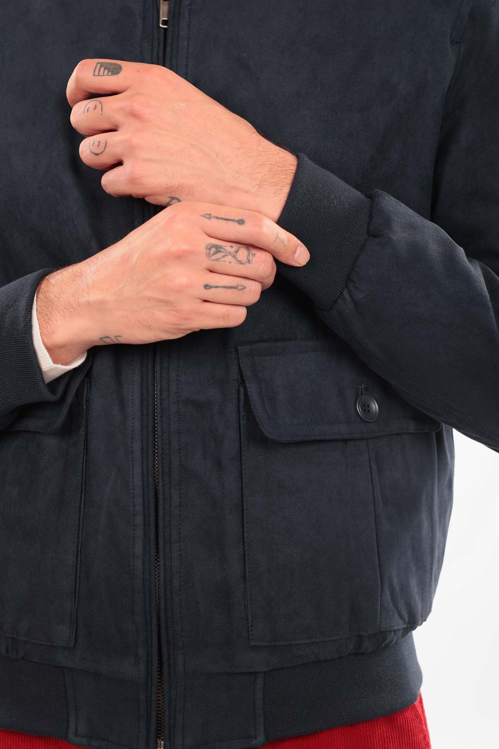 Giubbotto in alcantara