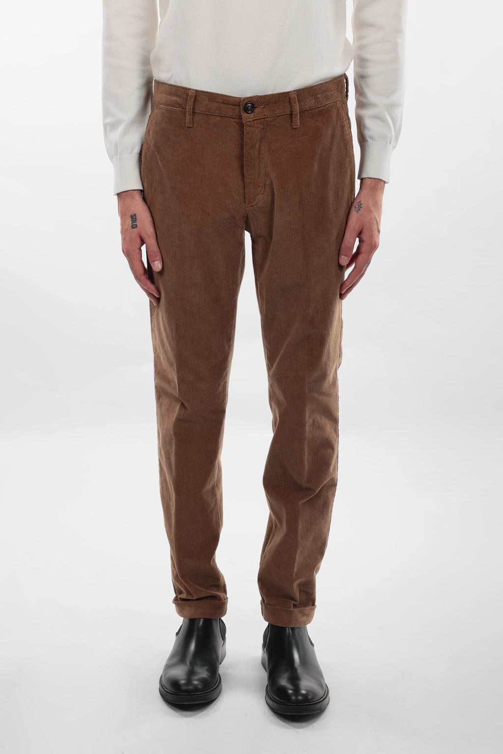 Pantalone in caldo cotone velluto