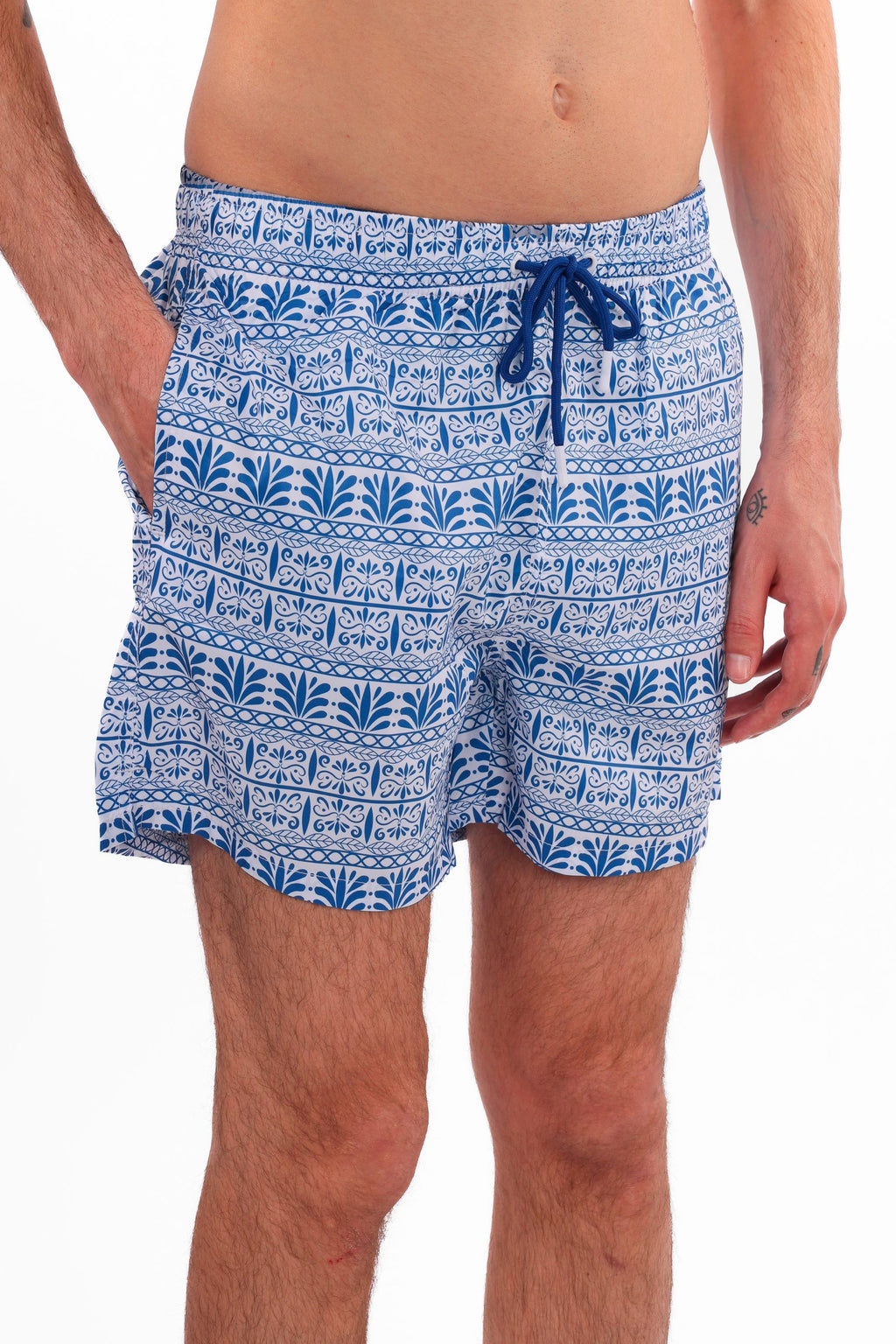 Costume a pantaloncino fantasia azteca