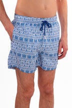 Costume a pantaloncino fantasia azteca