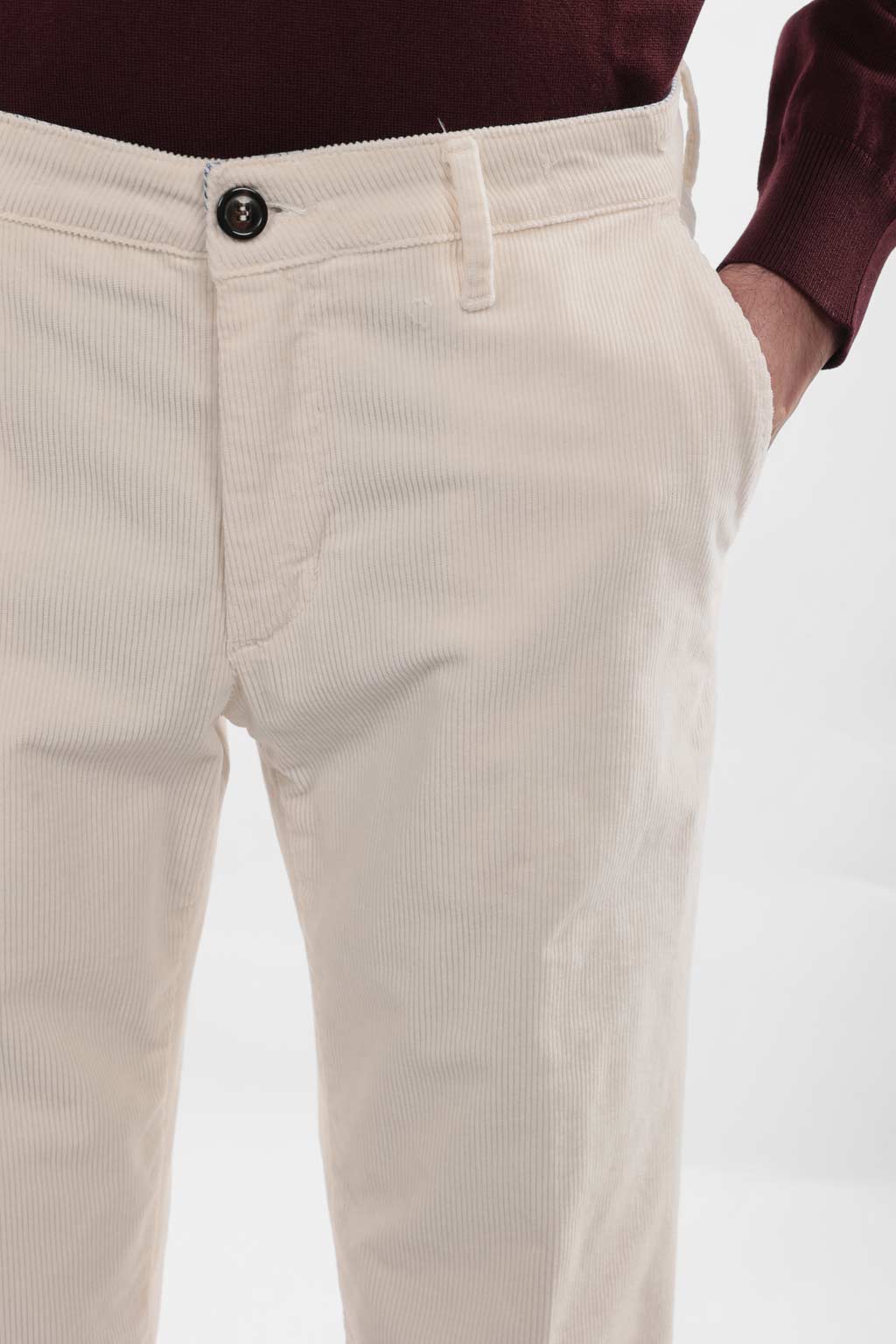 Pantalone in caldo cotone velluto