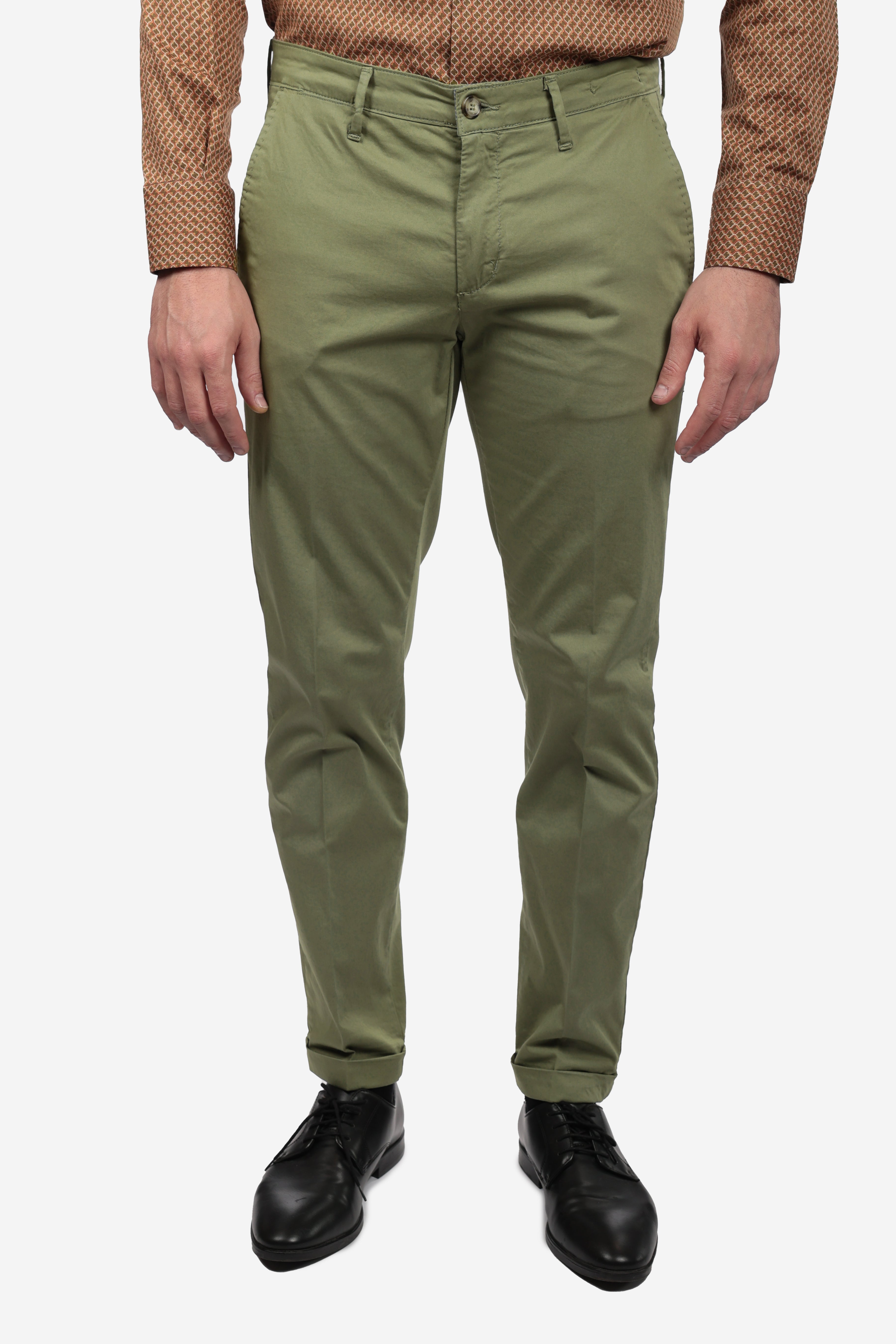 PANTALONE IN RASO DI COTONE