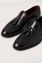 Scarpa in pelle abrasivata con nappa