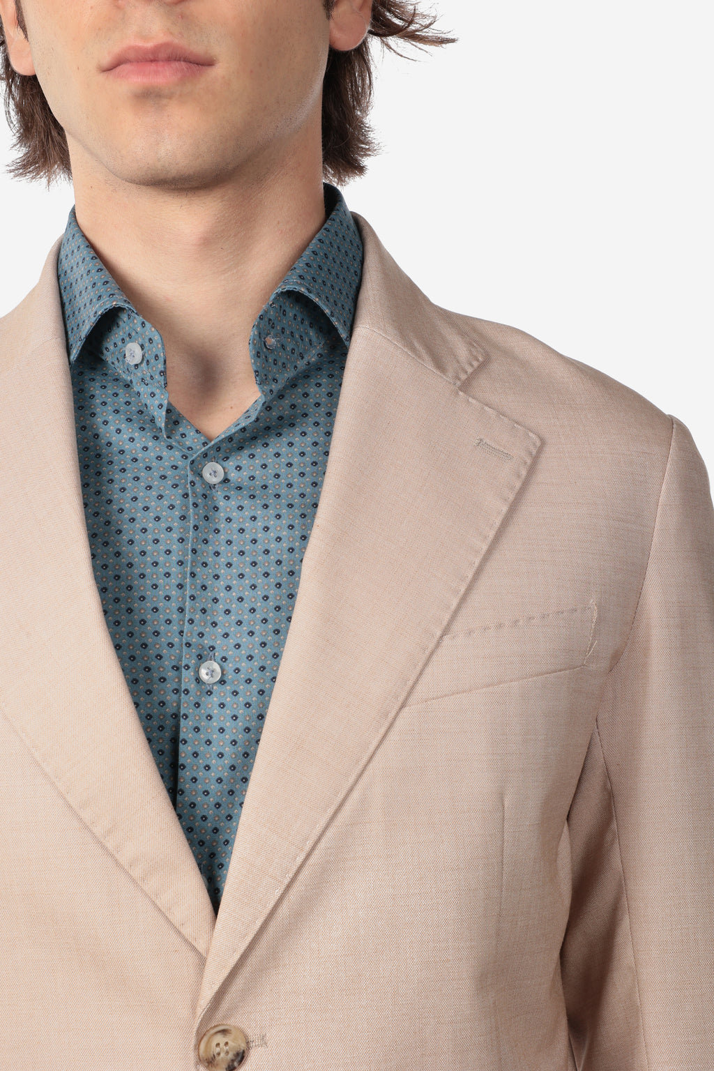Giacca monopetto tex