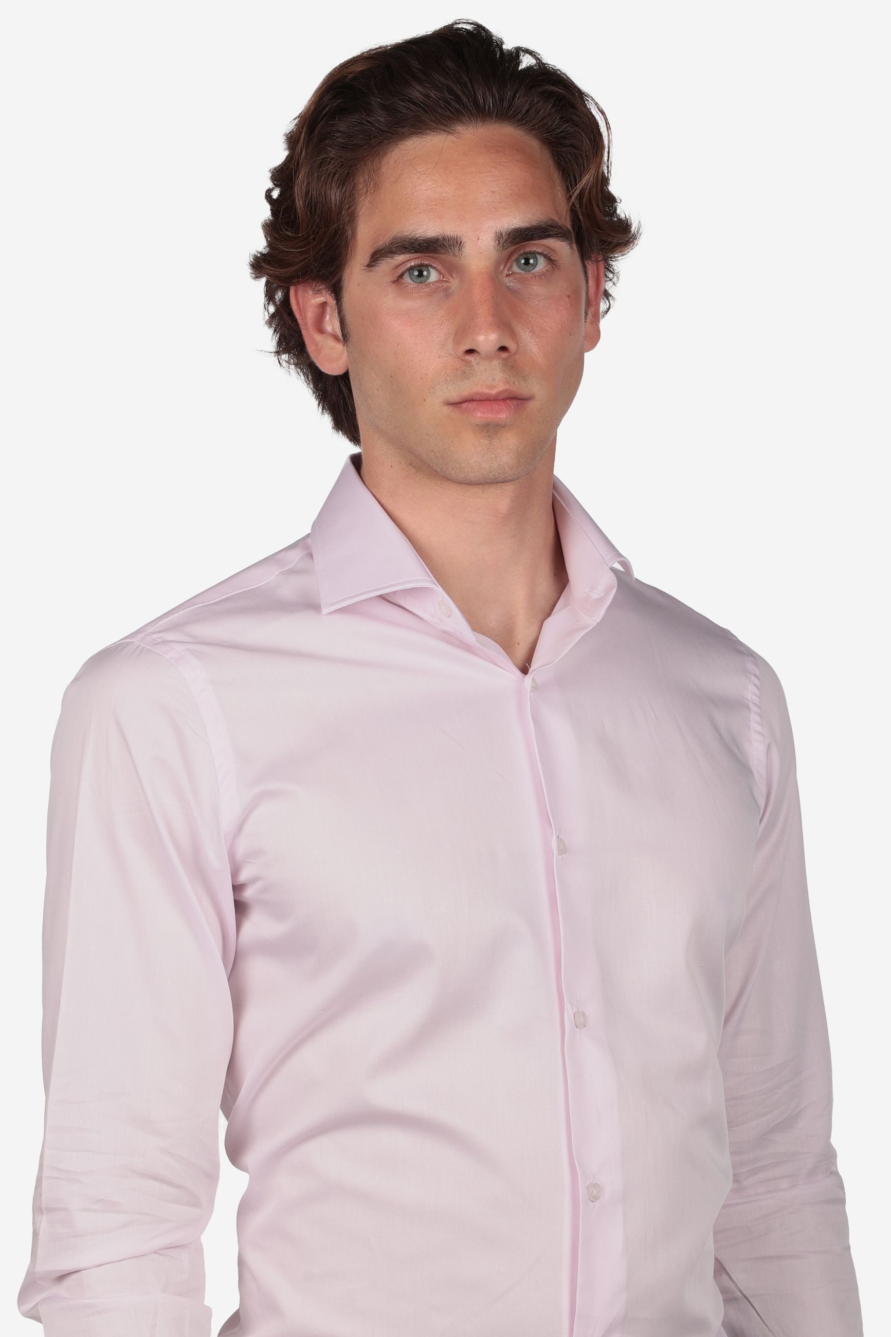 Camicia 100% cotone tinta unita