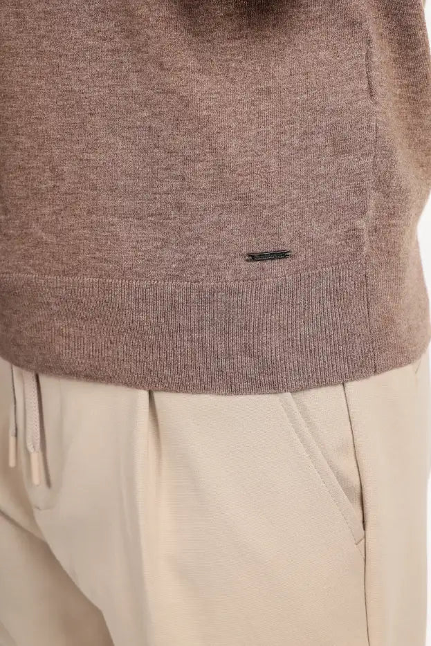 Maglia girocollo in viscosa