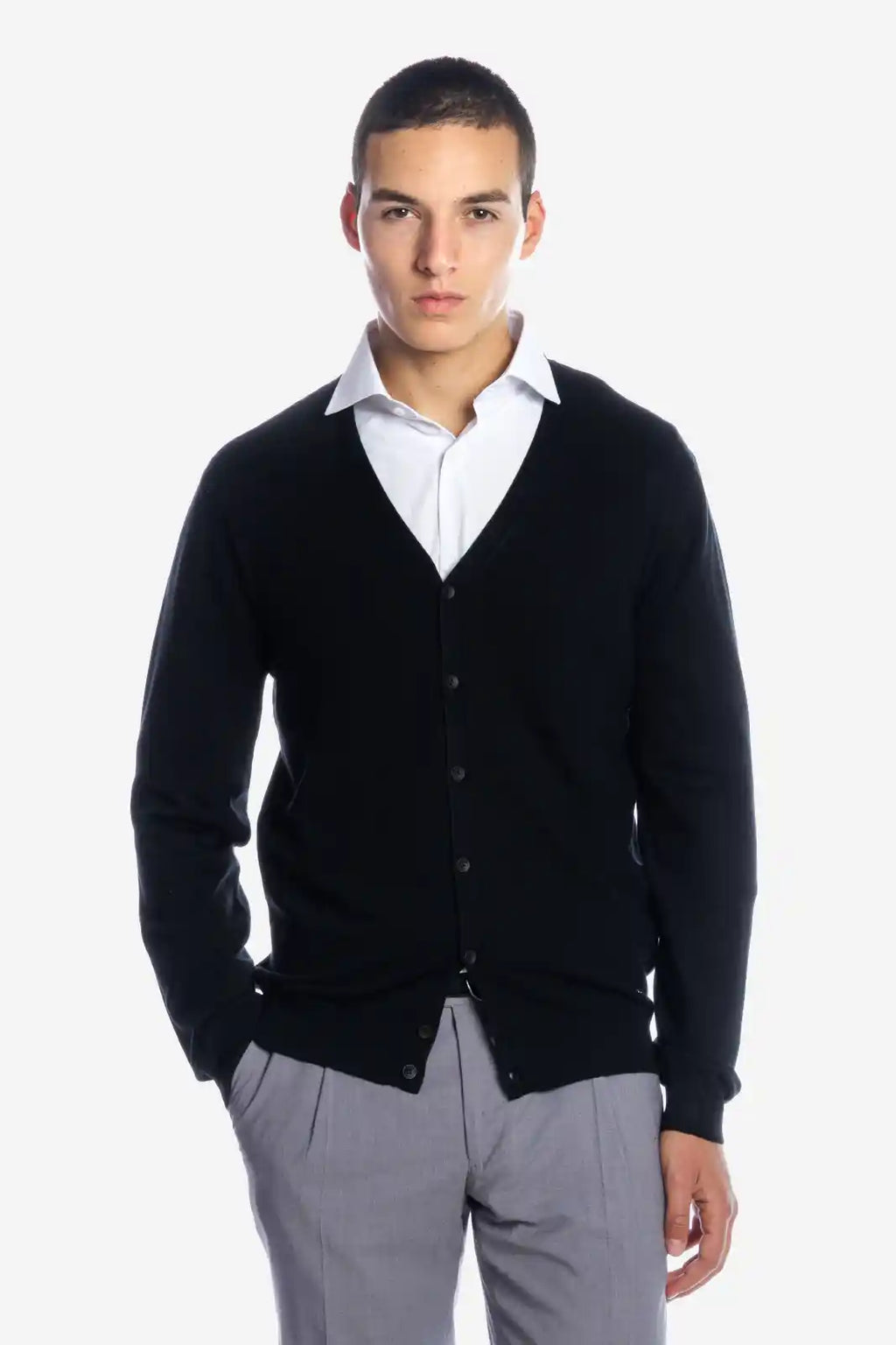 Cardigan in viscosa