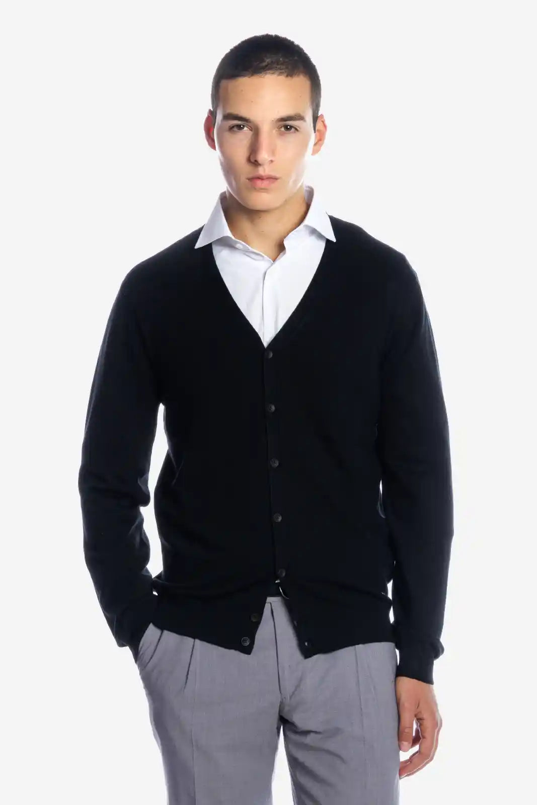 Cardigan in viscosa
