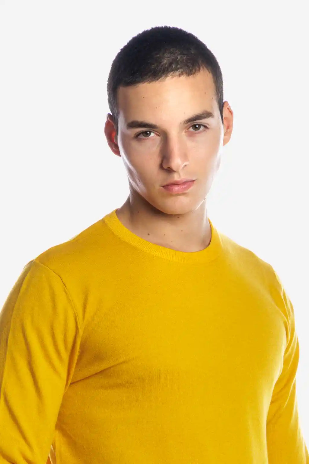 Maglia girocollo in viscosa