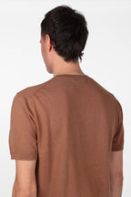 T-shirt morbidissima di misto lino e cotone