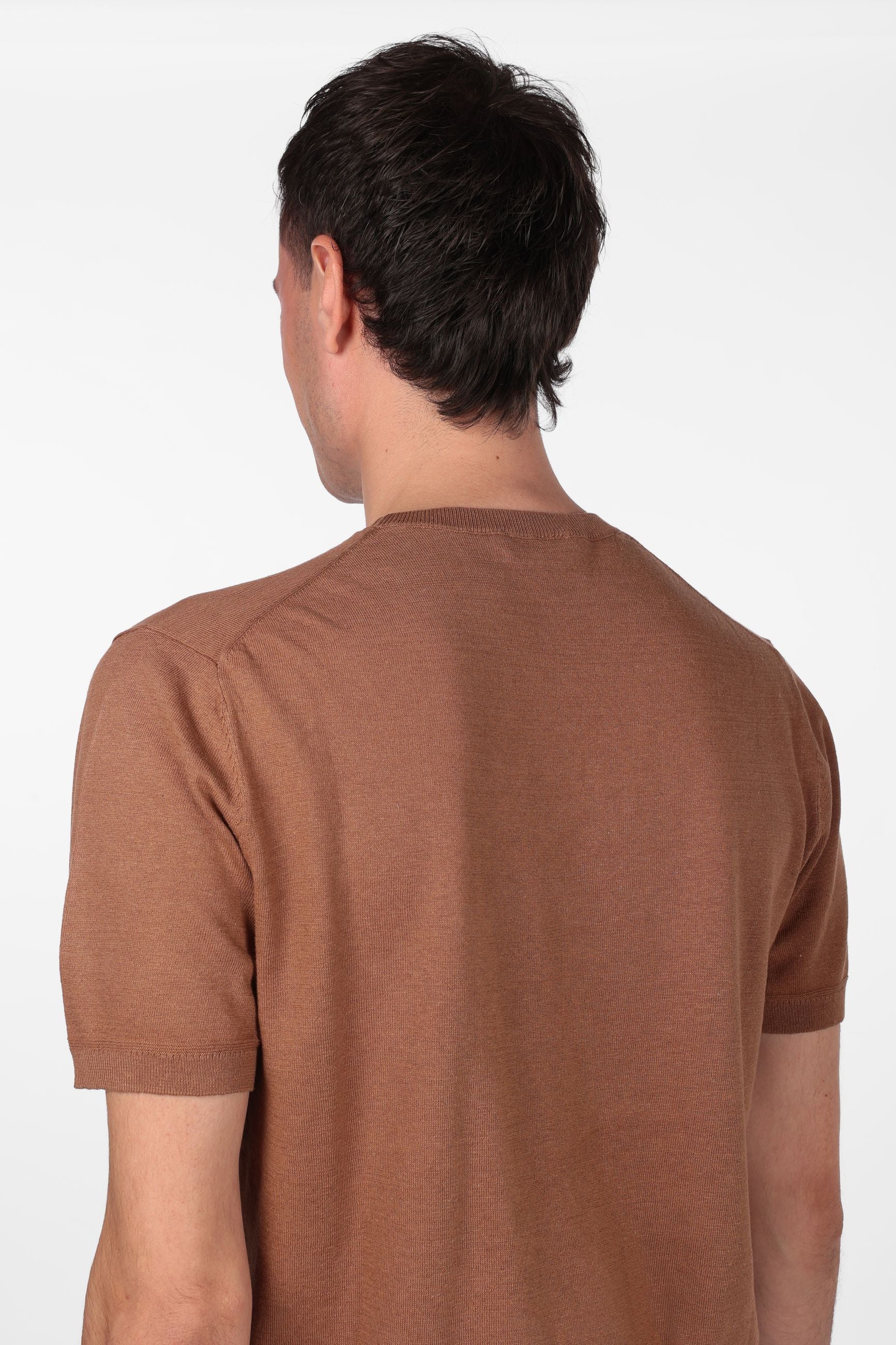 T-shirt morbidissima di misto lino e cotone