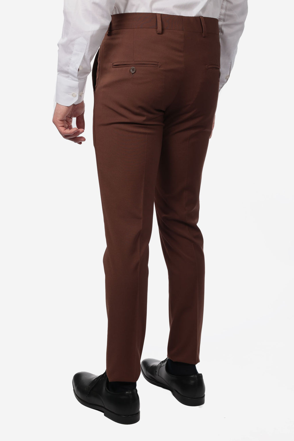 Pantalone classico da abito in fresco lana