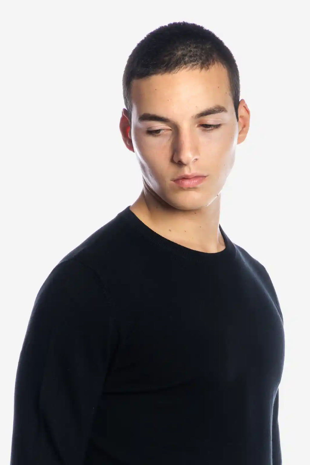 Maglia girocollo in viscosa