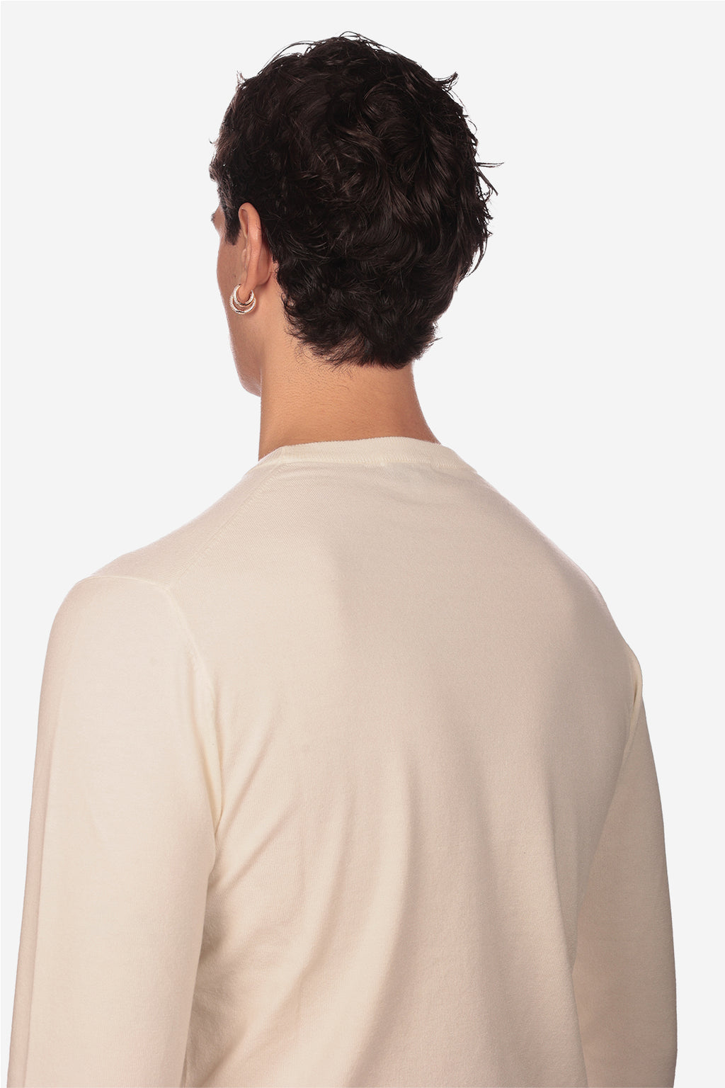 Maglia girocollo in viscosa