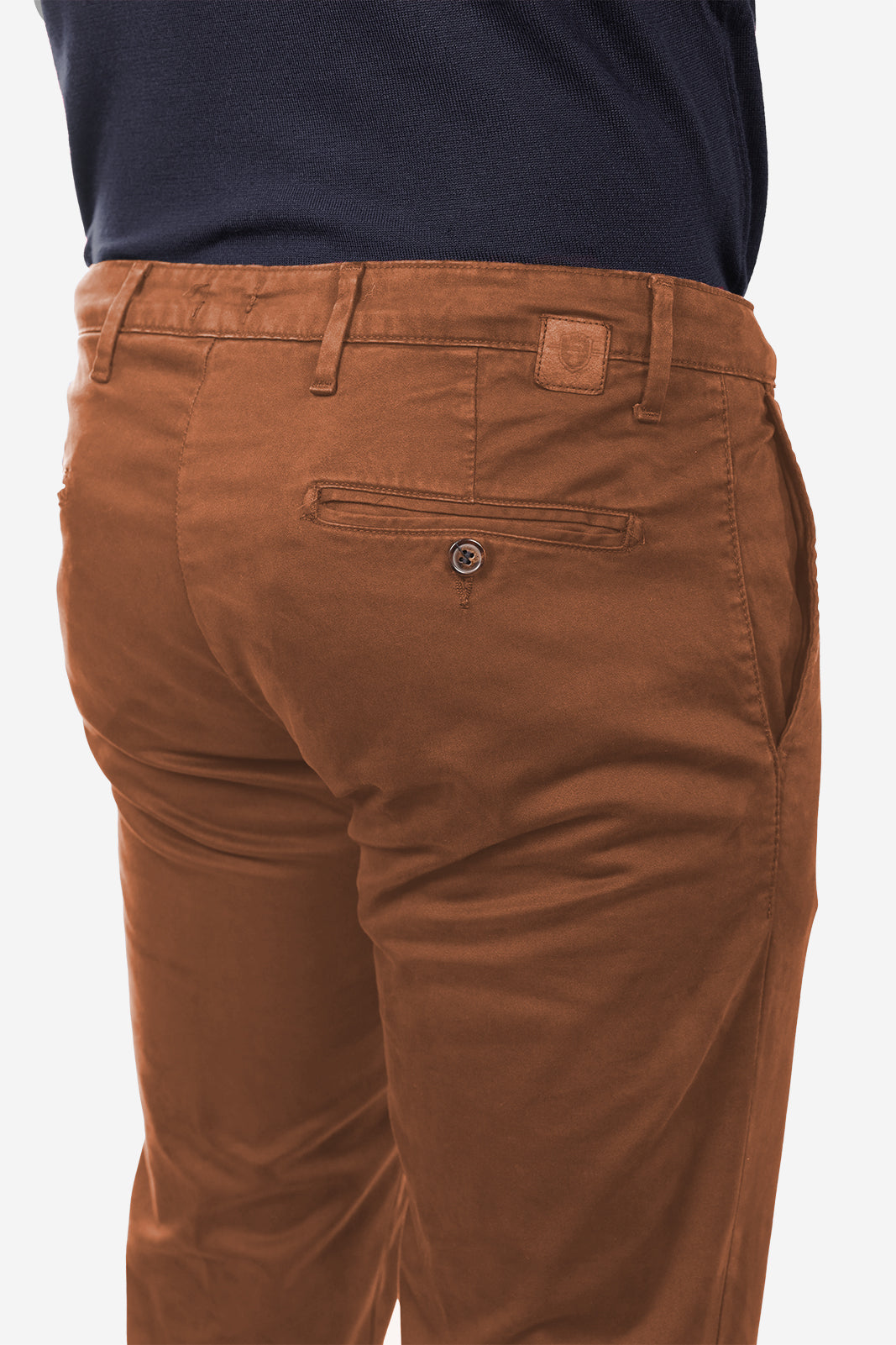 Pantalone in raso di cotone caldo