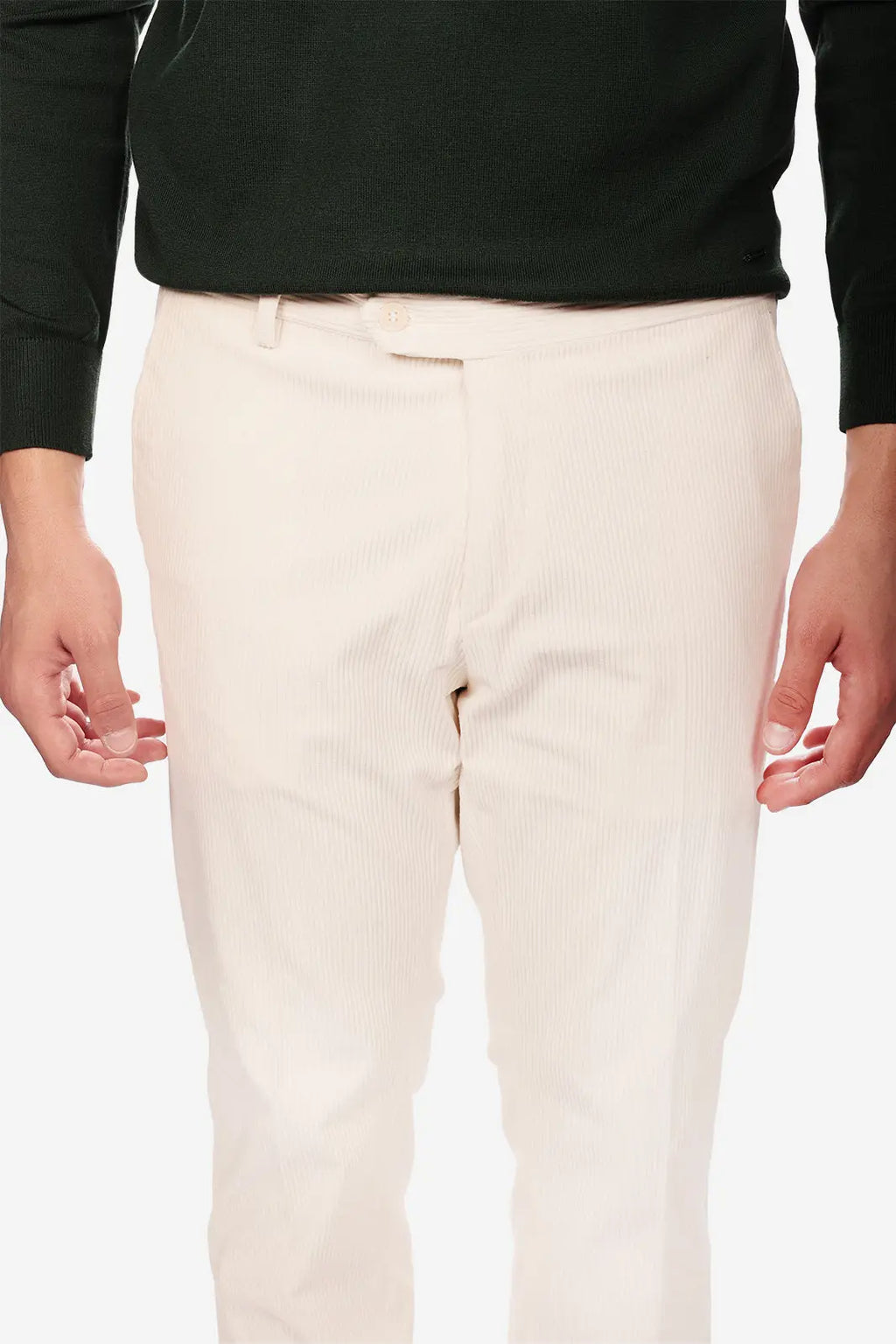 Pantalone classico a costine g13